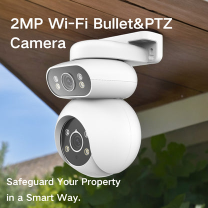 Outdoor HD Bullet&PTZ Dual-Camera