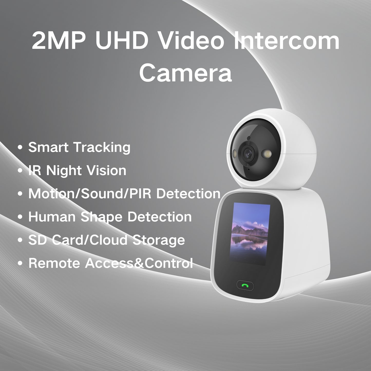 Indoor UHD WiFi Video Intercom Camera