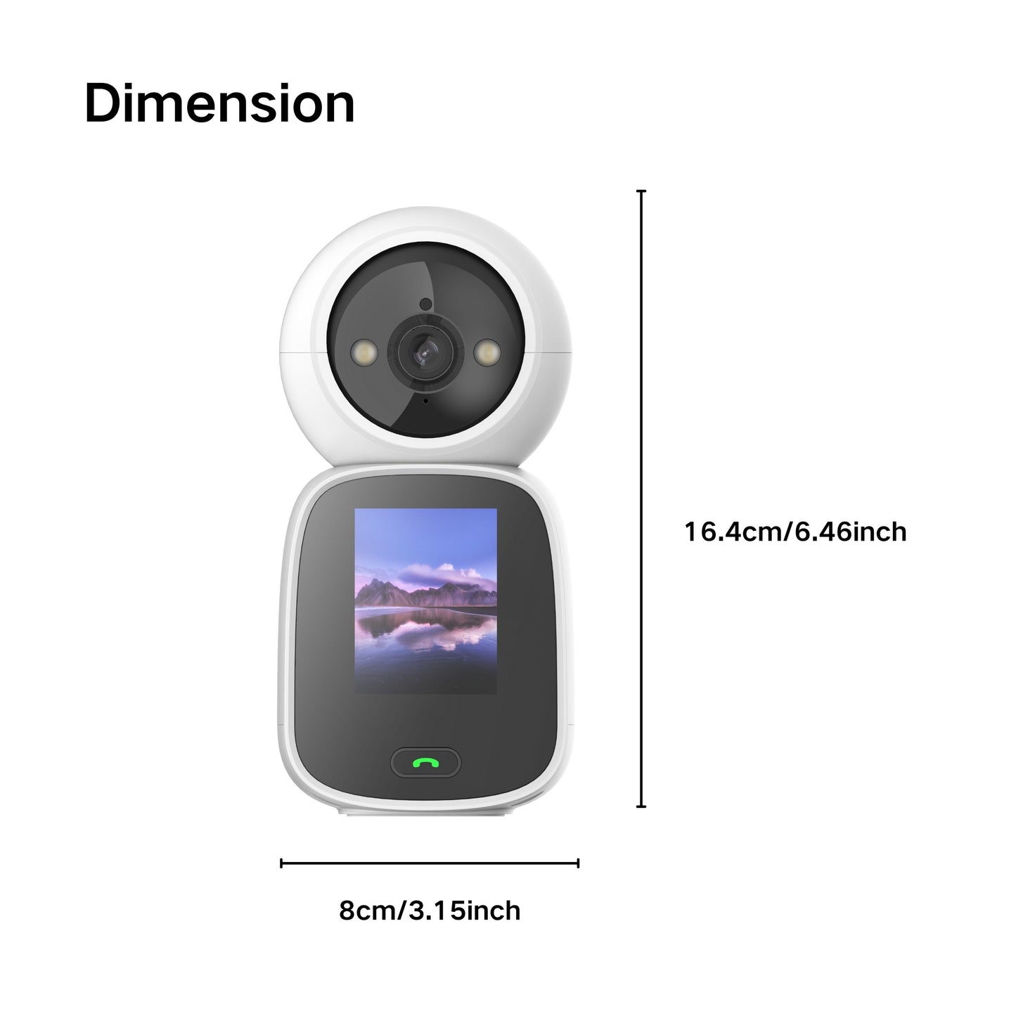 Indoor UHD WiFi Video Intercom Camera