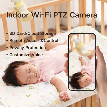 Wireless Indoor PTZ Security Camera