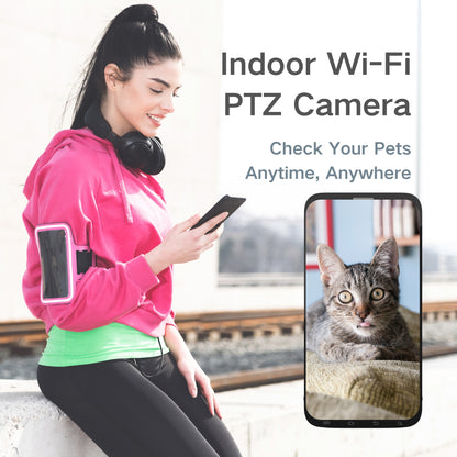 Wireless Indoor PTZ Security Camera